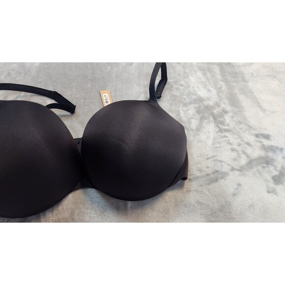 NWT Skims 36DD Black Onyx Ultimate Push Up Plunge Bra BR-UWR-1861 - Picture 2 of 6